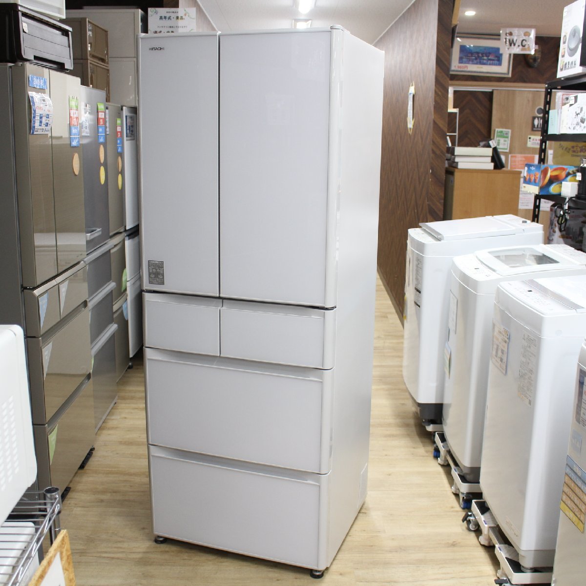 東京都町田市にて 日立 冷蔵庫 R-GS4800H 2018年製 を出張買取させて頂きました。