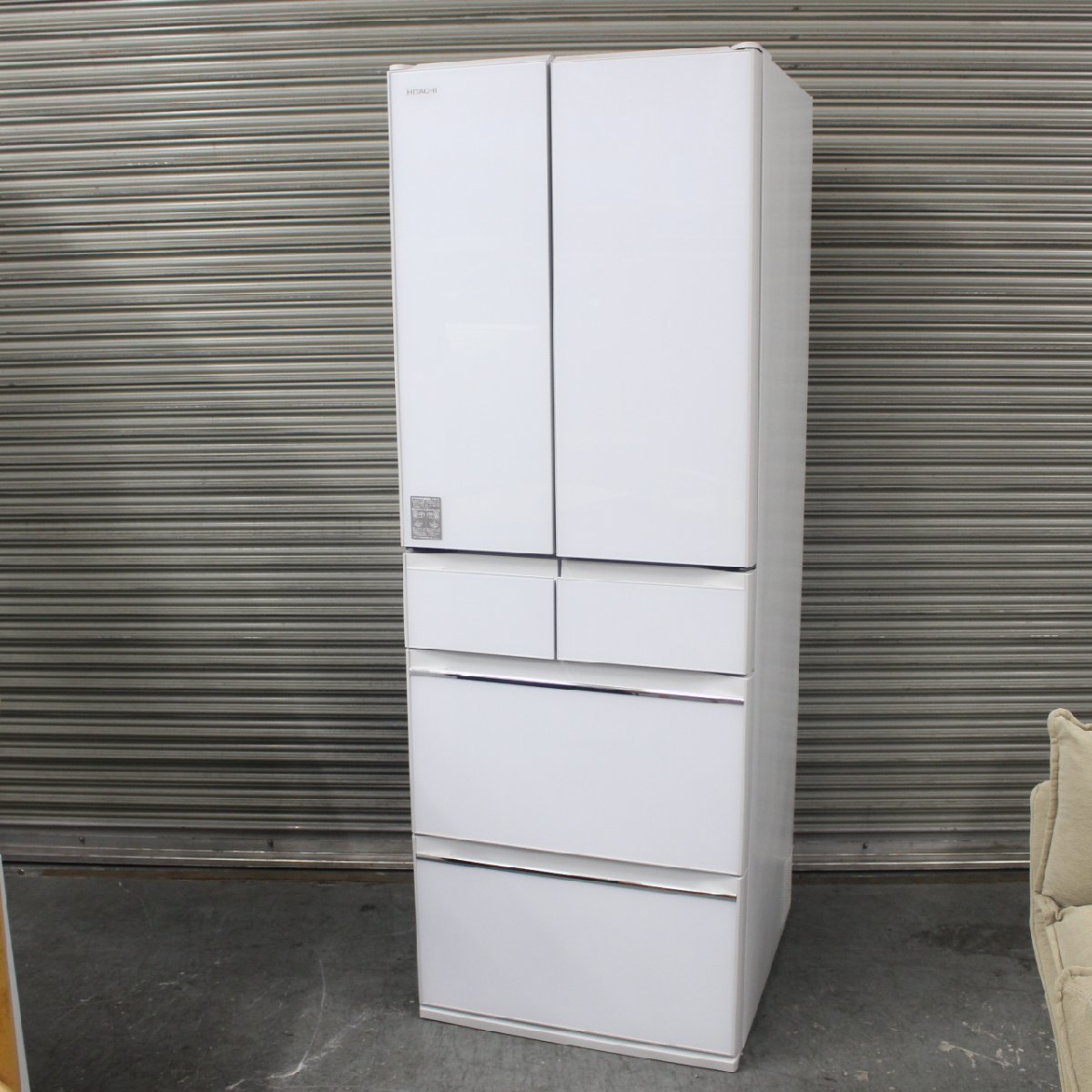 東京都三鷹市にて 日立 6ドア冷凍冷蔵庫 R-HW52J 2018年製 を出張買取させて頂きました。