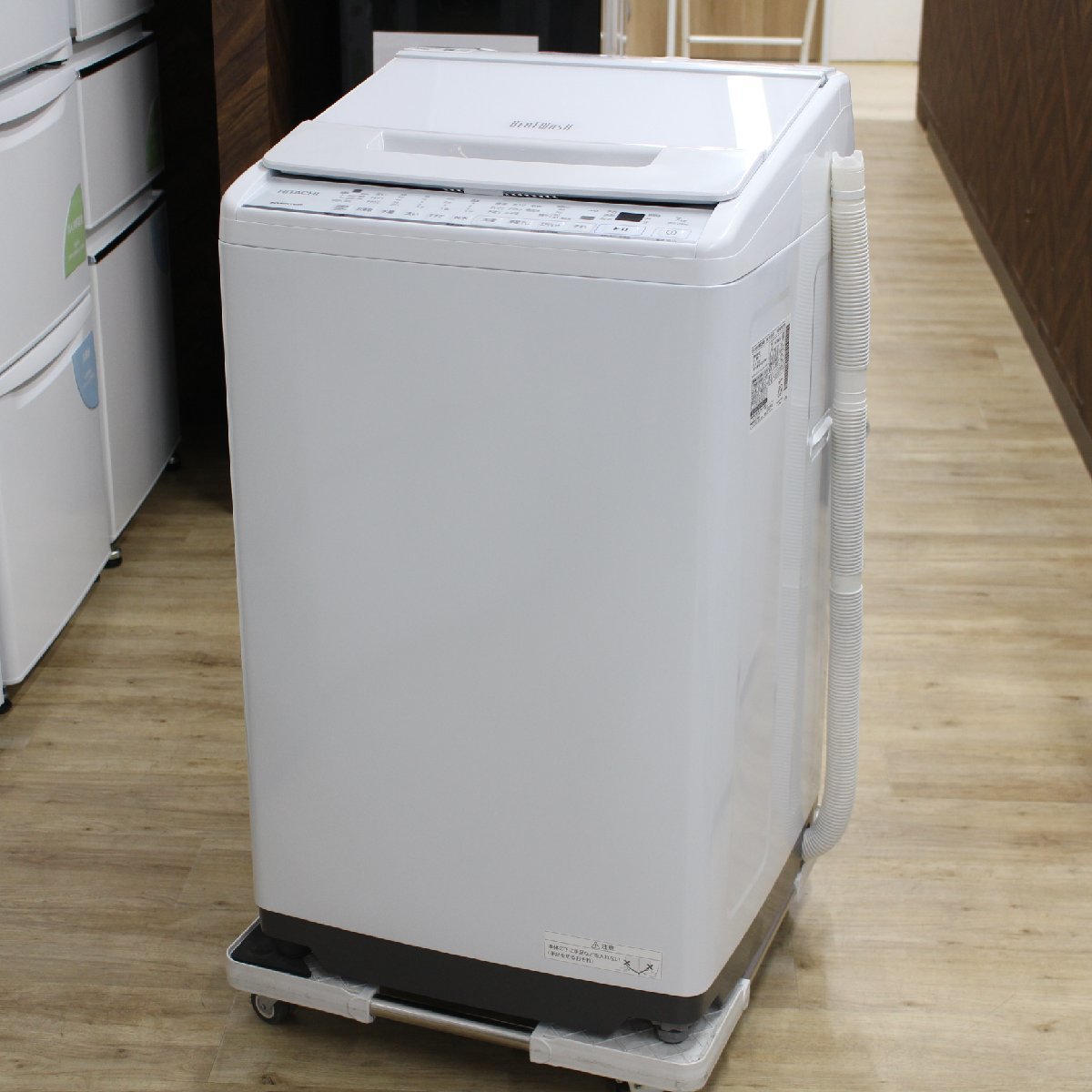 横浜市中区にて HITACHI/日立  全自動洗濯機 BW-V70G 2021年製 を出張買取させて頂きました。