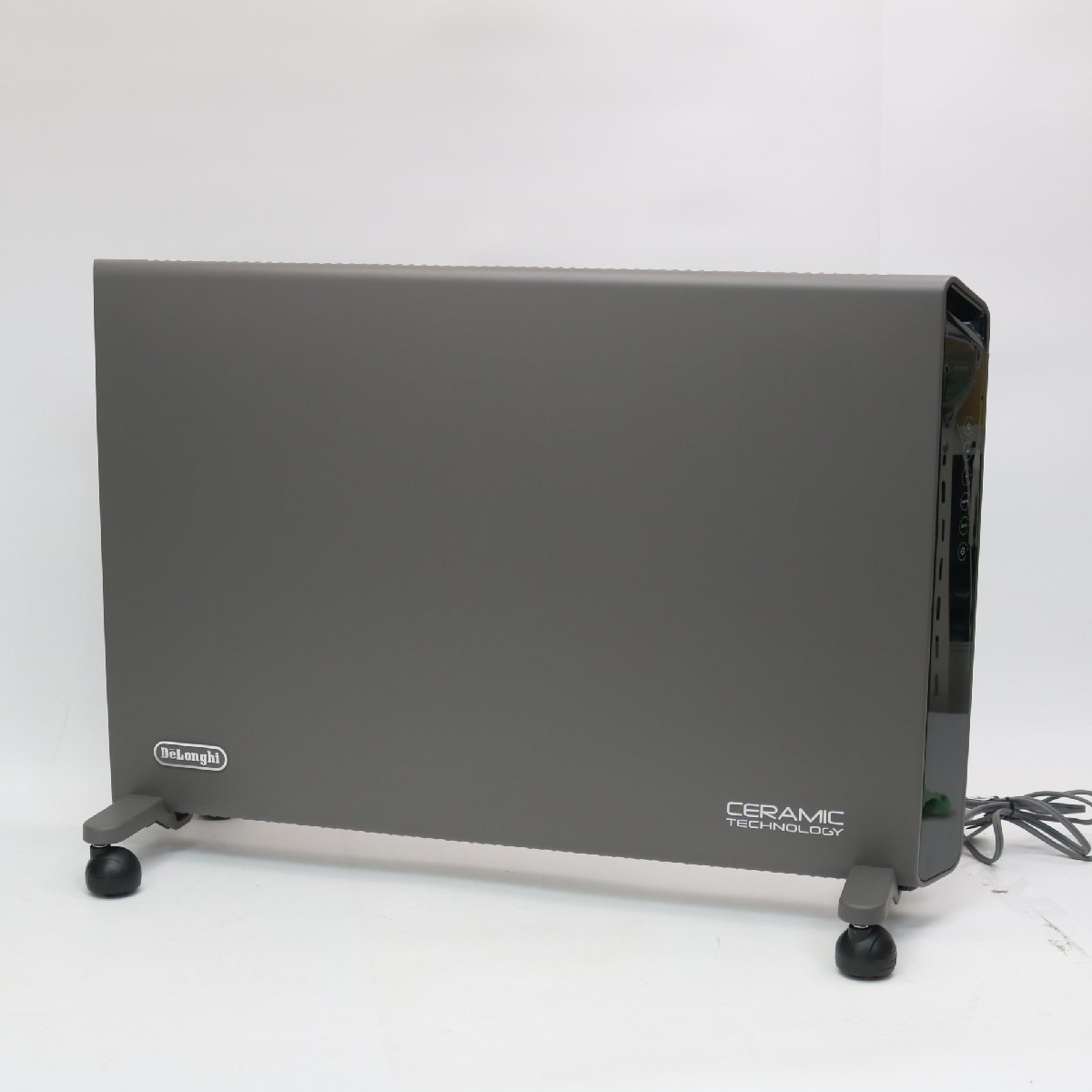 【美品】デロンギ コンベクターヒーターHXJ60L12 1200W グレー デロンギ(DELONGHI) HXJ60L12 グレー コンベクターヒーター