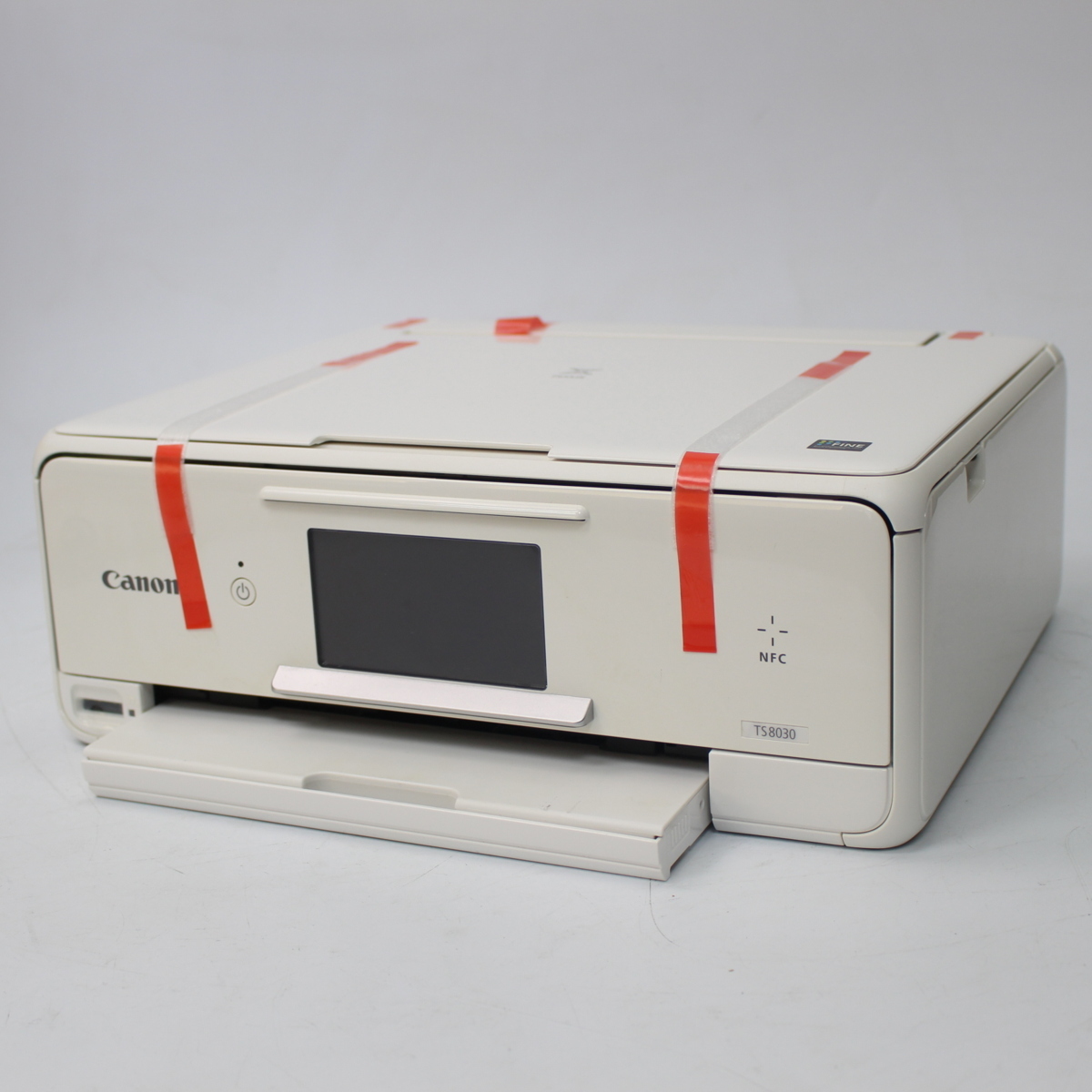 キャノン PIXUS TS8030 インクジェット複合機 ホワイト 液晶モニタ