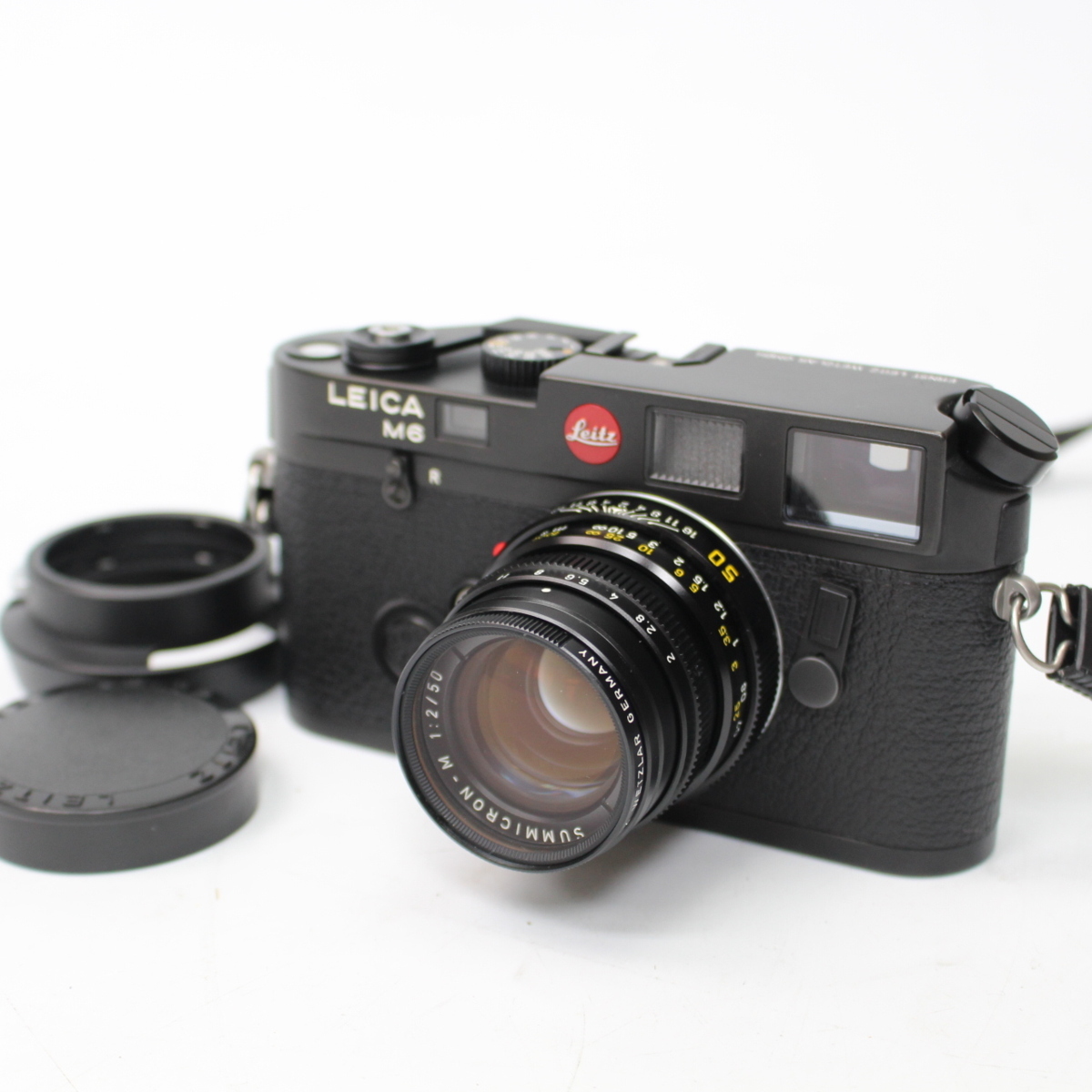 ライカ M6 ブラックボディ/レンズ LEITZ SUMMICRON-M 1：2/50 フィルムカメラ