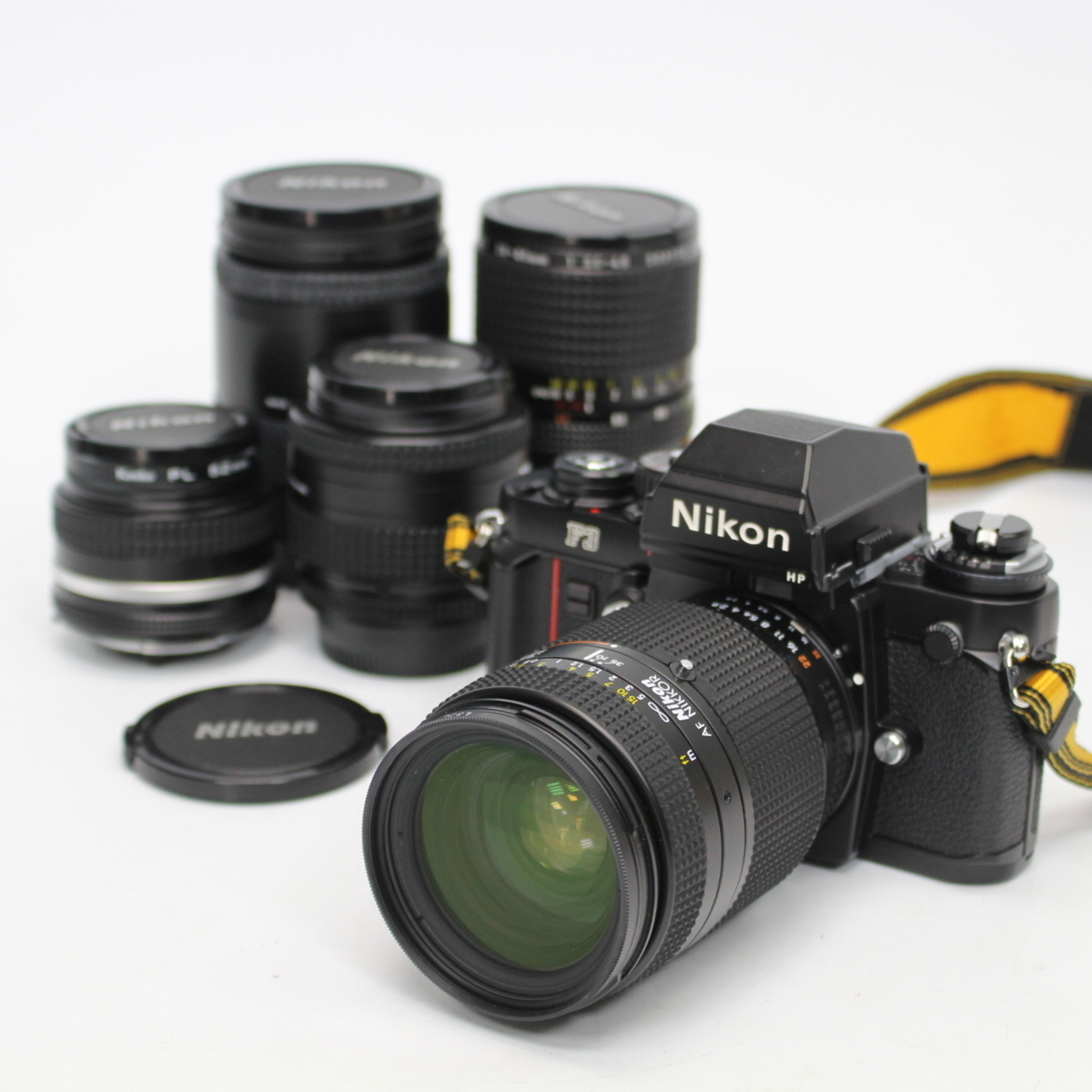 ニコン F3 HP 一眼レフ フィルムカメラ ブラックボディ/レンズ AF NIKKOR 35-70mm 1:2.8
