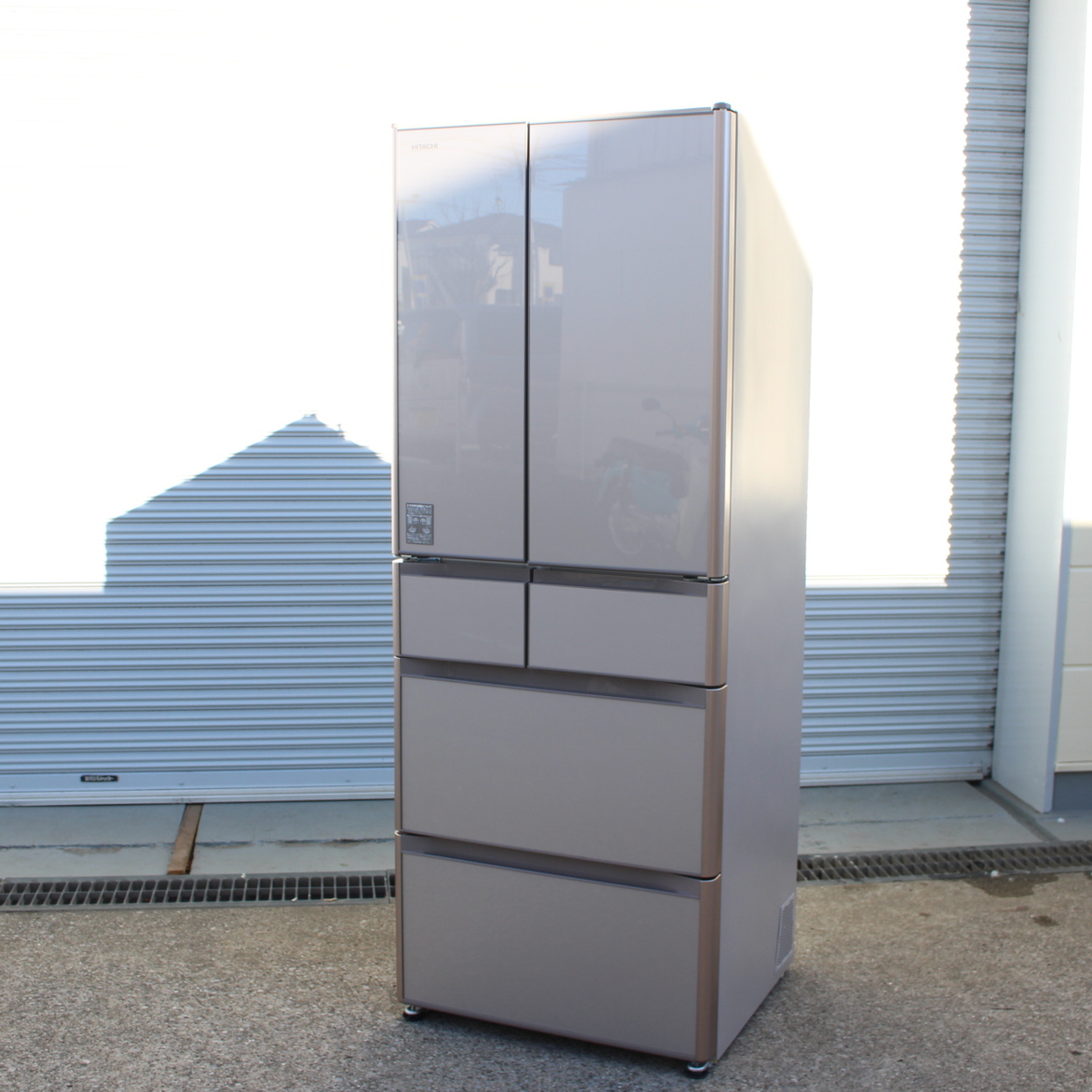 日立 ノンフロン冷凍冷蔵庫 R-XG4800H 6ドア 475L 2018年製 観音開き
