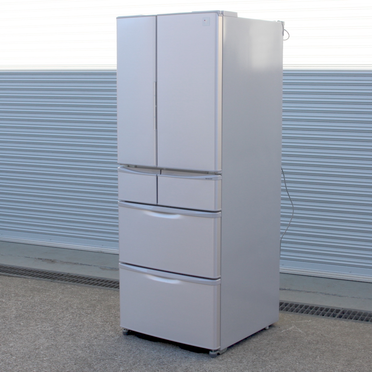 シャープ SJ-XF44Y-C 冷蔵庫 440L 6ドア フレンチドア プラズマクラスター搭載冷蔵庫 2015年製