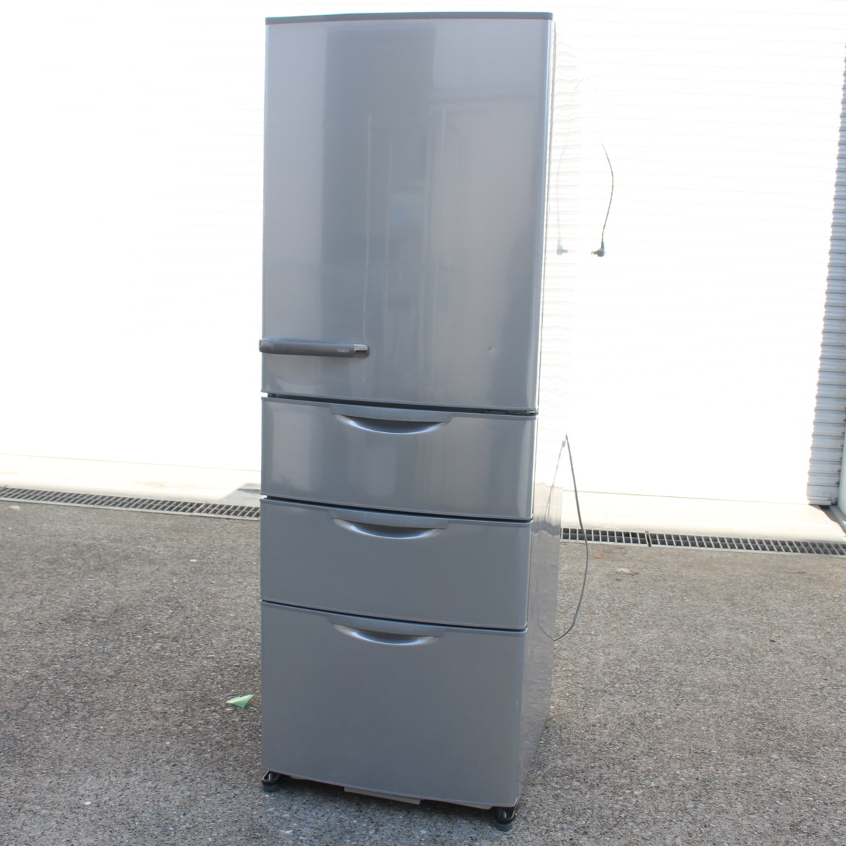 アクア ノンフロン冷凍冷蔵庫 AQR-361C(S) 4ドア 右開き 355L 2014年製