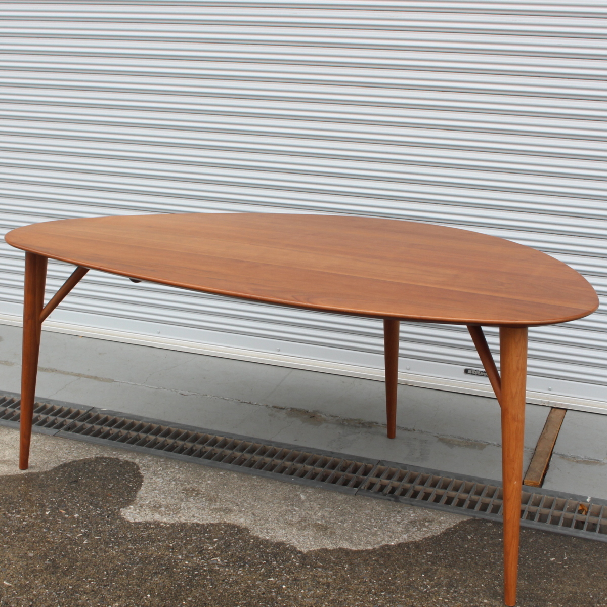 日進木工 リーフテーブル 幅180 柾目 無垢材