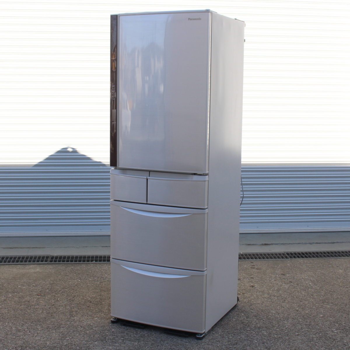 パナソニック ノンフロン冷凍冷蔵庫 NR-E431V-N 411L 2016年製 5ドア 右開き トップユニット方式