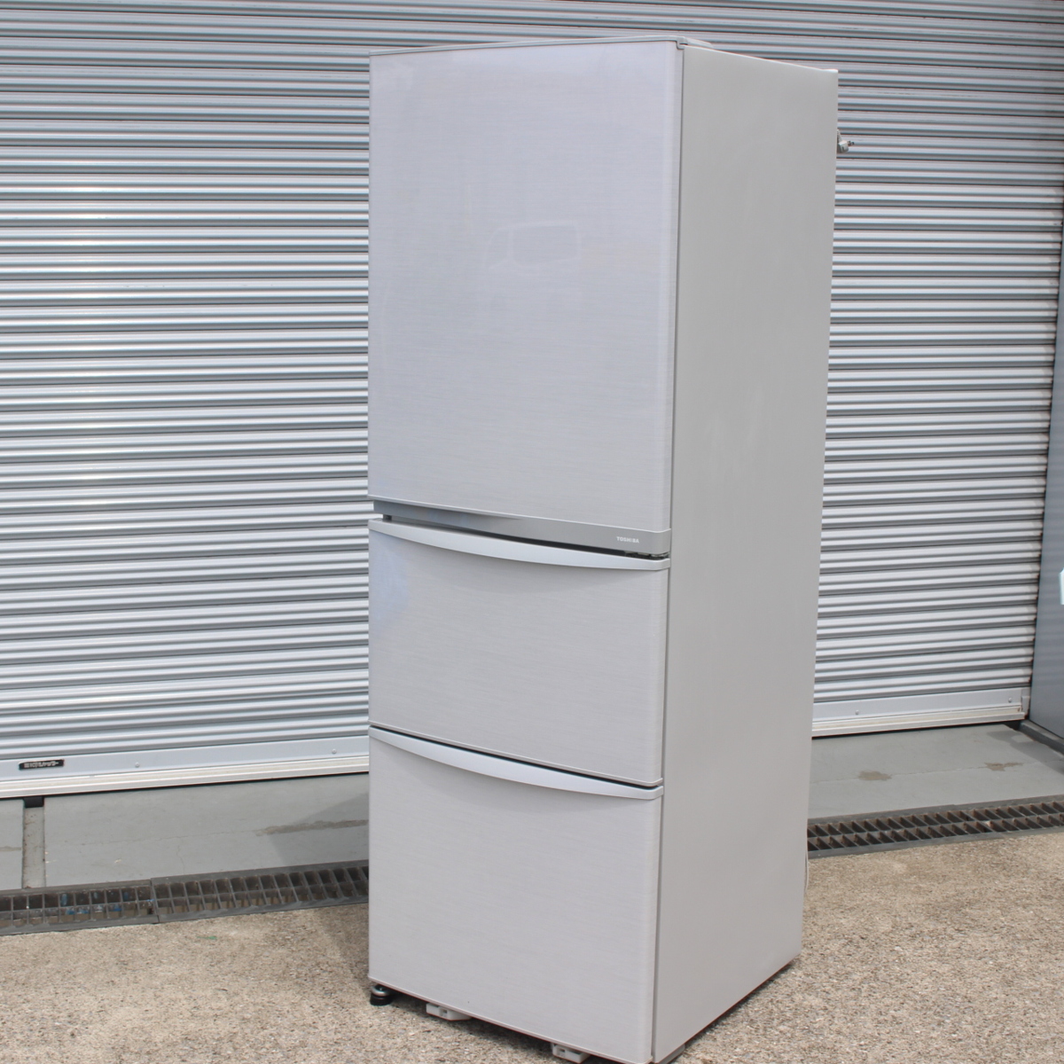 東芝 ノンフロン冷凍冷蔵庫 GR-E38N 375L 3ドア ビッグフリーザー 2013年製