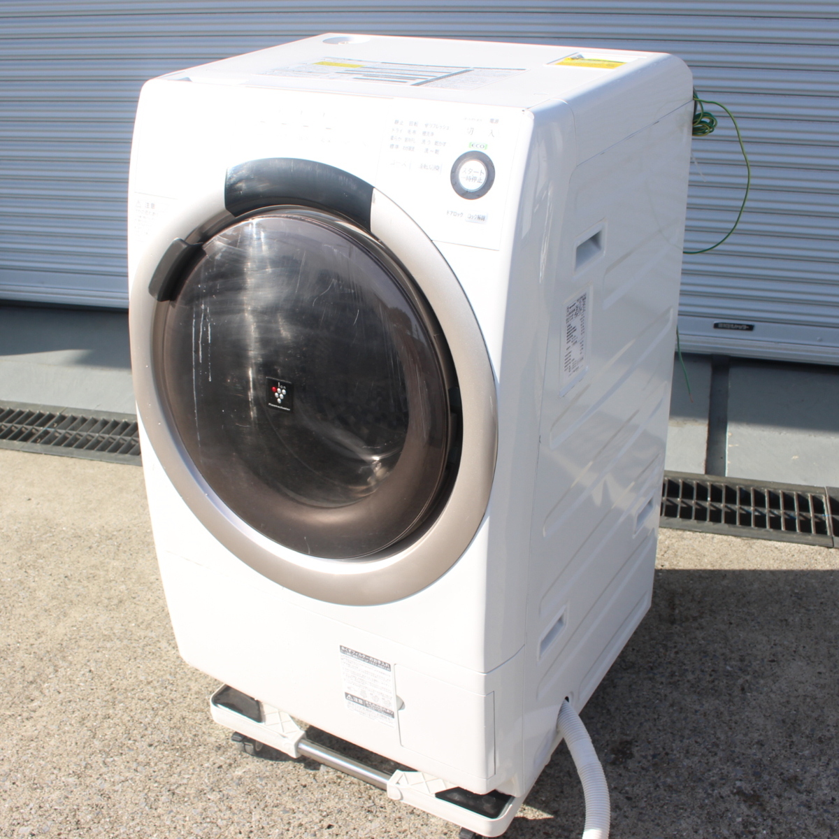 シャープ ドラム式洗濯乾燥機 ES-S70 14年型 7kg コンパクト プラズマクラスター