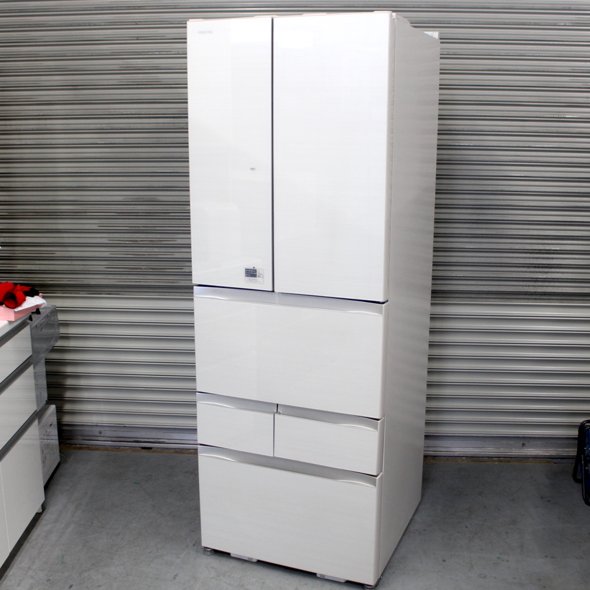 東芝 ノンフロン冷凍冷蔵庫 GR-J510FV(ZC) 508L 2016年製 6ドア
