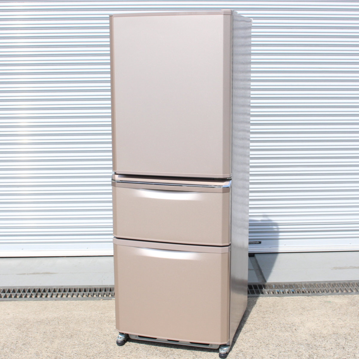 三菱 ノンフロン冷凍冷蔵庫 3ドア MR-C34Z-P 335L 右開き 2016年製