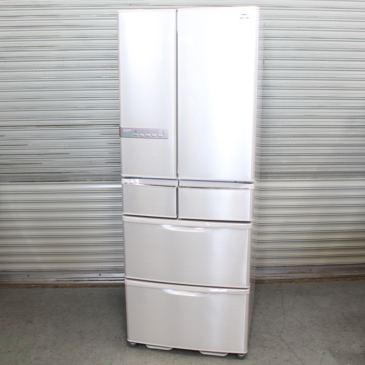 シャープ ノンフロン冷凍冷蔵庫 SJ-XF44W-N 6ドア 440L 2012年製 ...