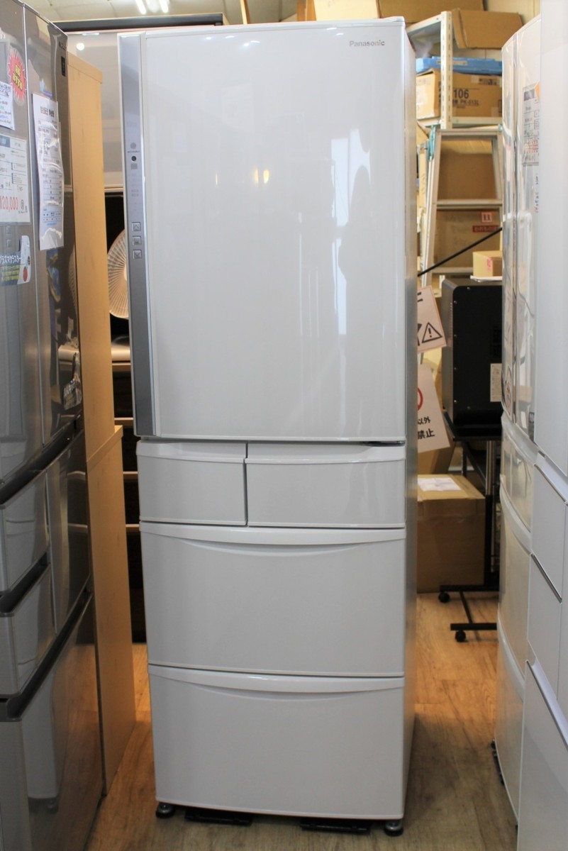 パナソニック ノンフロン冷凍冷蔵庫 NR-EV41S5 2020年製 5ドア 411L ホワイト