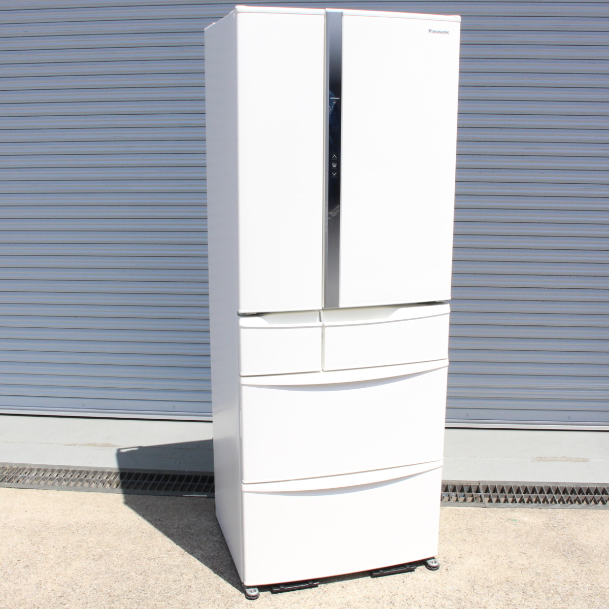 パナソニック ノンフロン冷凍冷蔵庫 NR-FV45S1-W 6ドア フレンチドア
