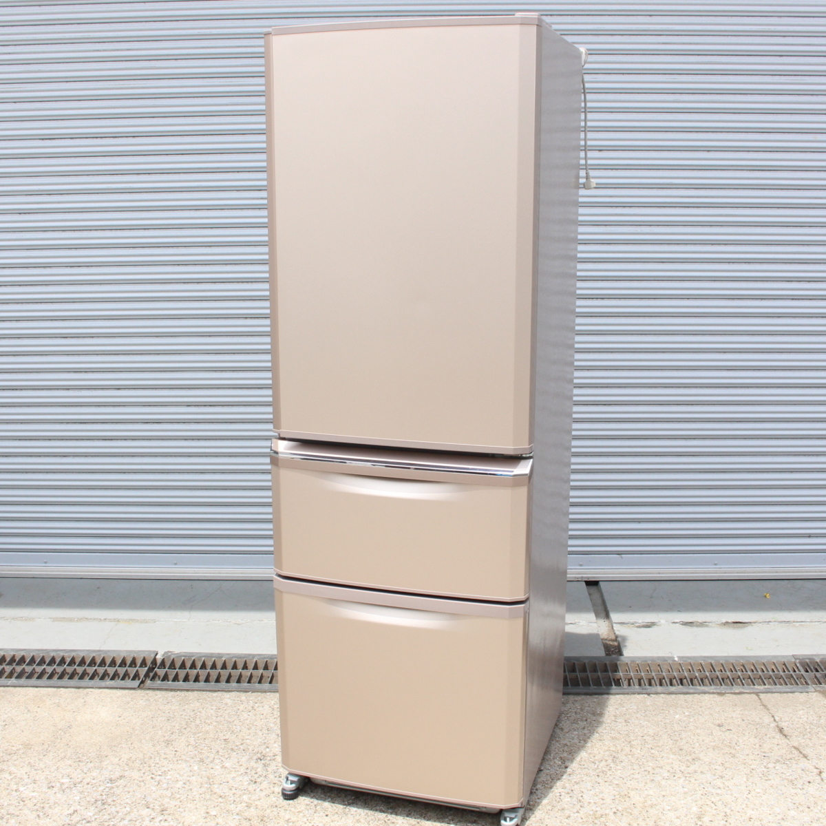 MITSUBISHI 三菱 ノンフロン冷凍冷蔵庫 3ドア MR-C37D-P 370L 18年製