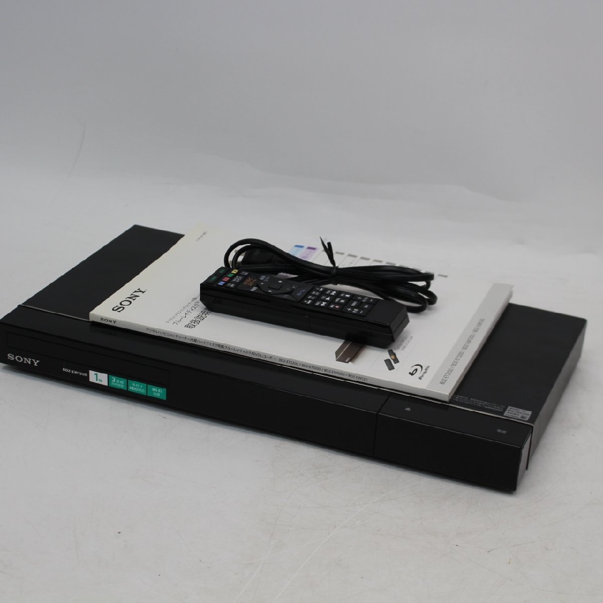 SONY ブルーレイディスクレコーダー BDZ-EW1200 リモコンなし