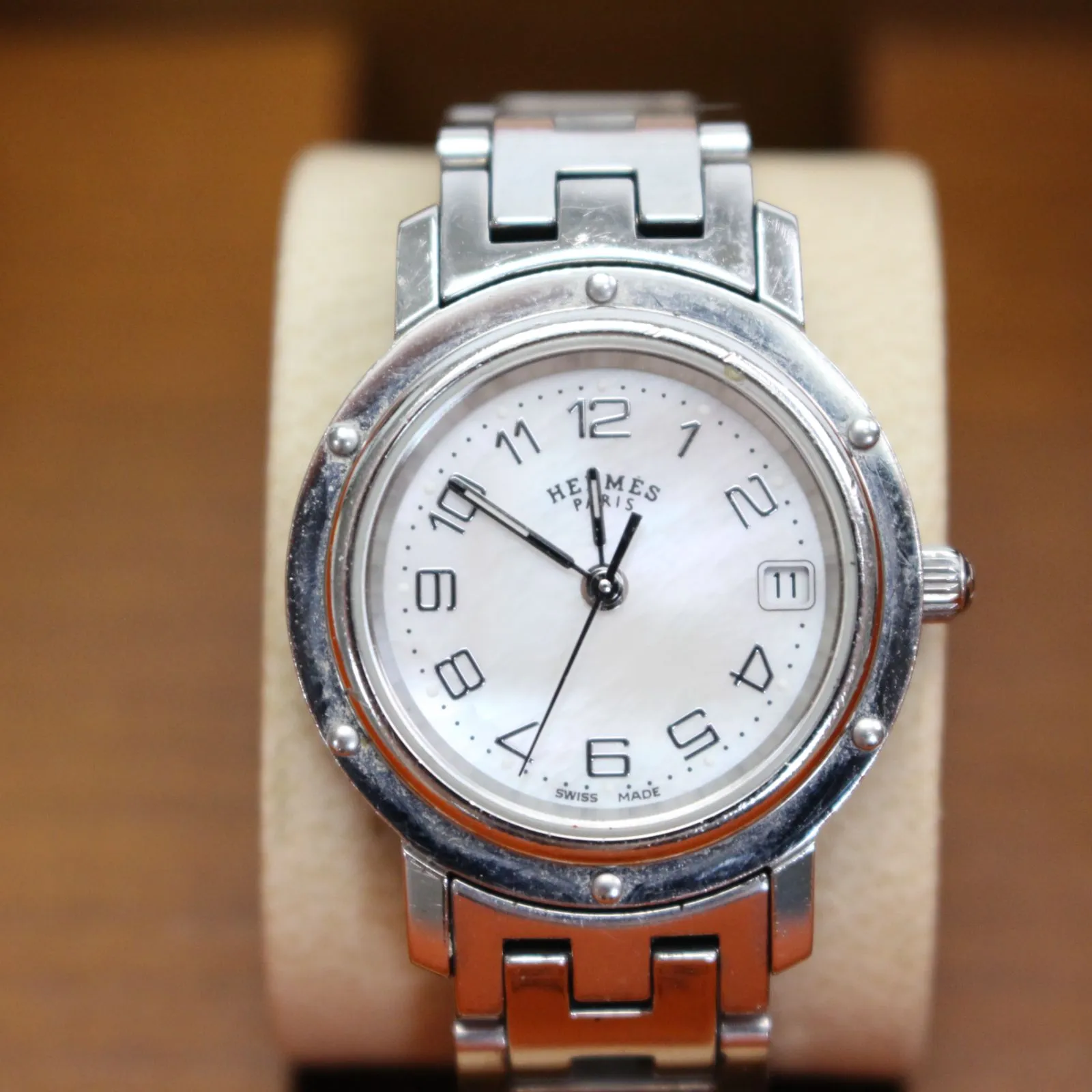 神奈川県川崎市川崎区にて エルメス クリッパーナクレ CL.4.210  を出張買取させて頂きました。