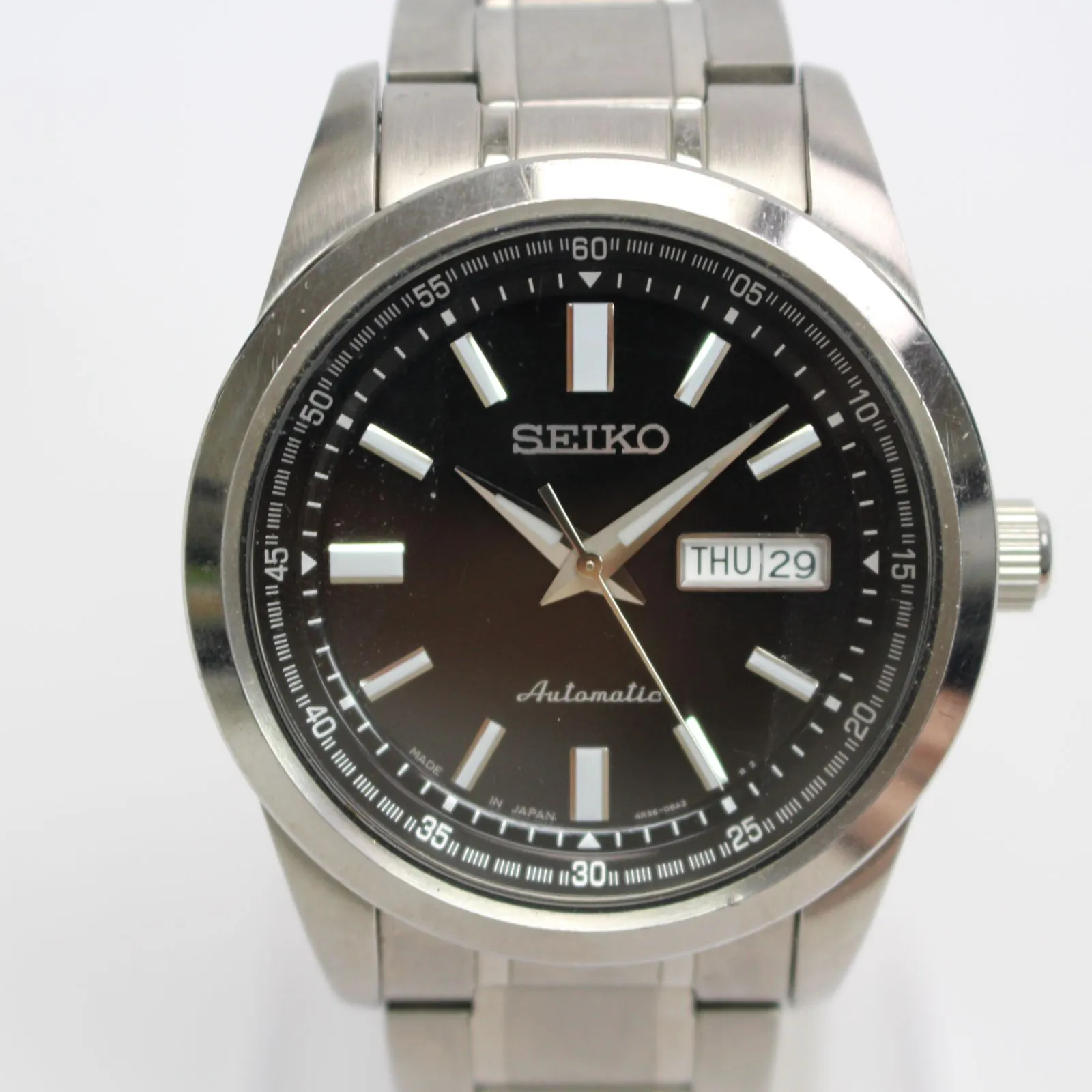 東京都台東区にて セイコー メカニカル メンズ腕時計 4R36-05Z0  を出張買取させて頂きました。