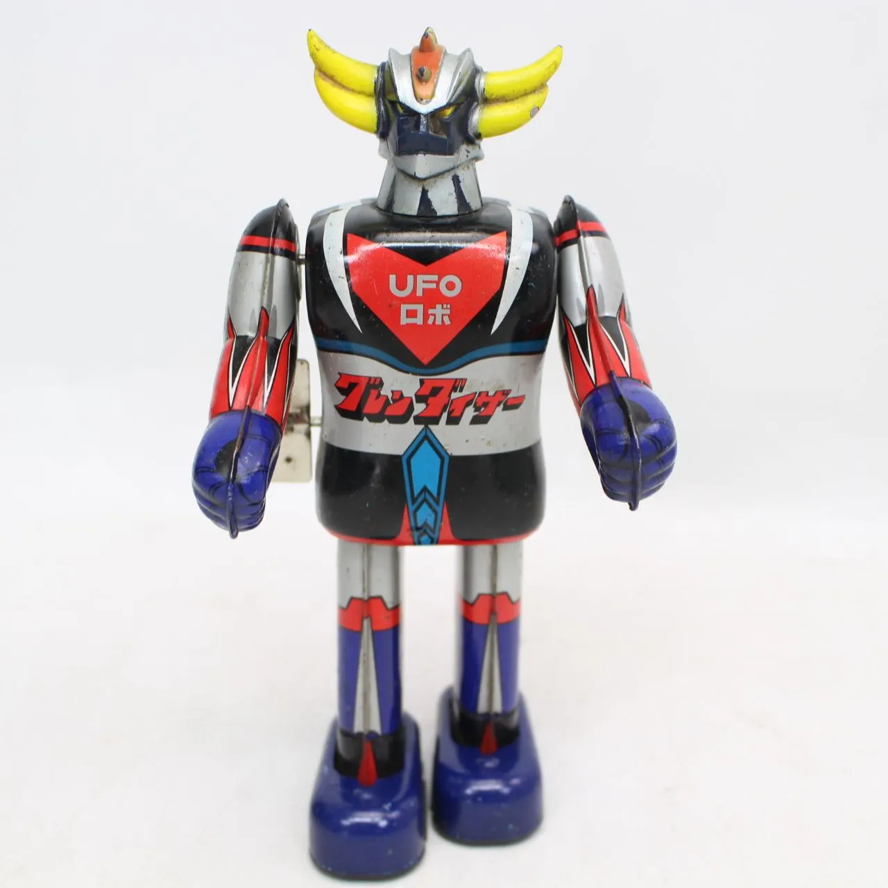 東京都稲城市にて ポピー UFOロボ グレンダイザー ゼンマイ式 二足歩行ブリキロボット（あるくあるくシリーズ）  を出張買取させて頂きました。