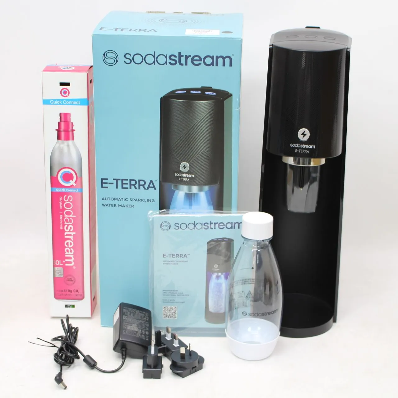 東京都板橋区にて SodaStream 炭酸水メーカー E-TERRA-001  新品ガス付  を出張買取させて頂きました。