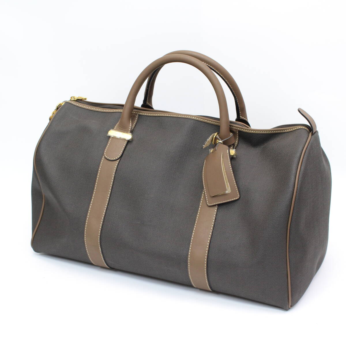 東京都目黒区にて ダンヒル ボストンバッグ ヘリンボーン  を出張買取させて頂きました。