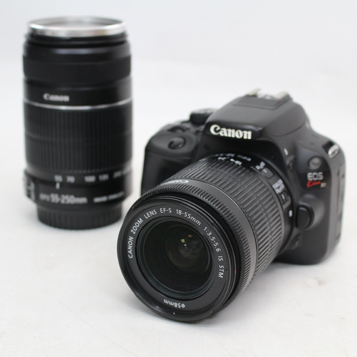 東京都多摩市にて キャノン デジタル 一眼レフカメラ ダブルズームレンズキット EOS Kiss X7 EF-S18-55ｍｍ/EF-S55-250ｍｍ  を出張買取させて頂きました。