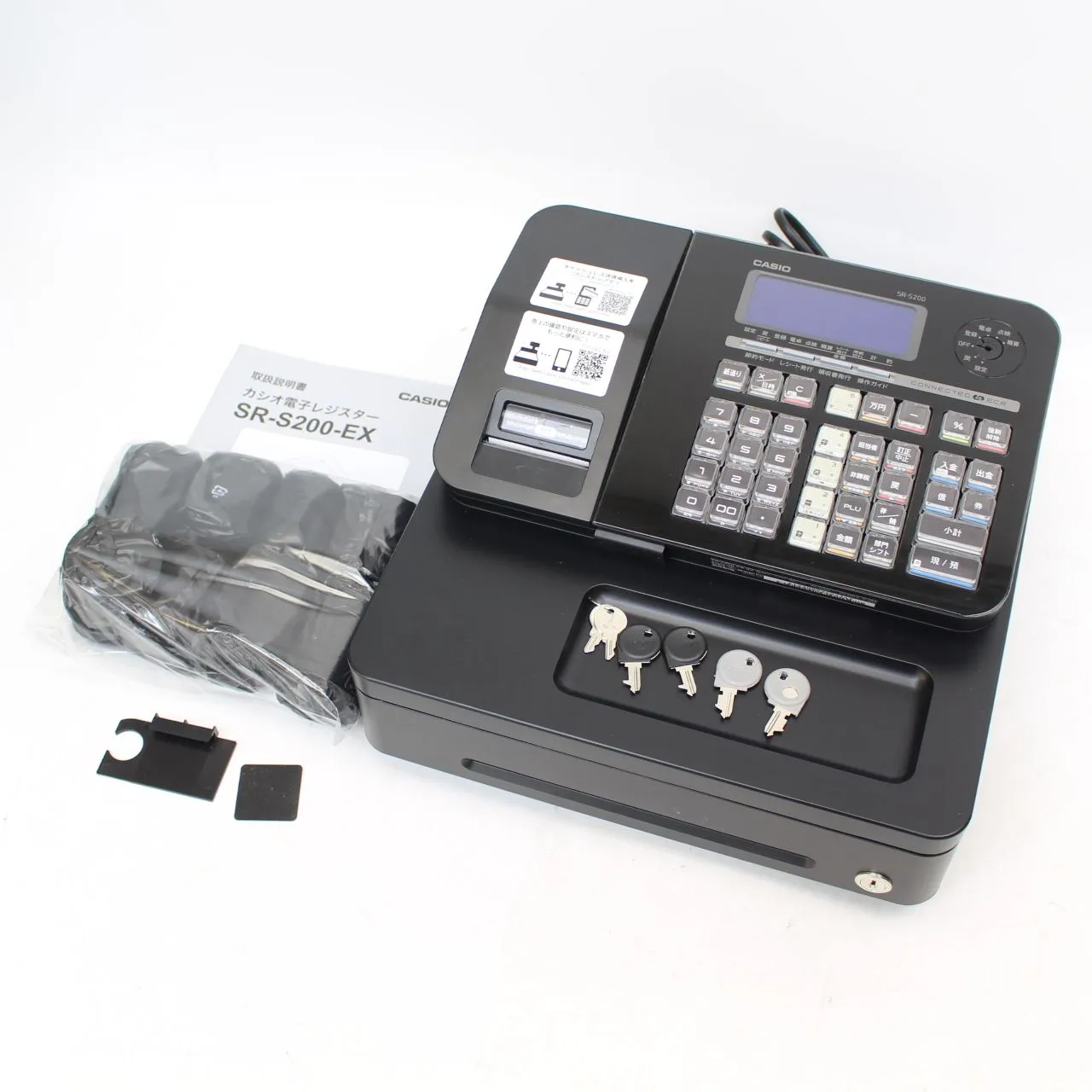 CASIO カシオ レジスター SR-S200-EX ホワイト SR-S200-EX | Bluetoothレジスター | 電子レジスター | CASIO