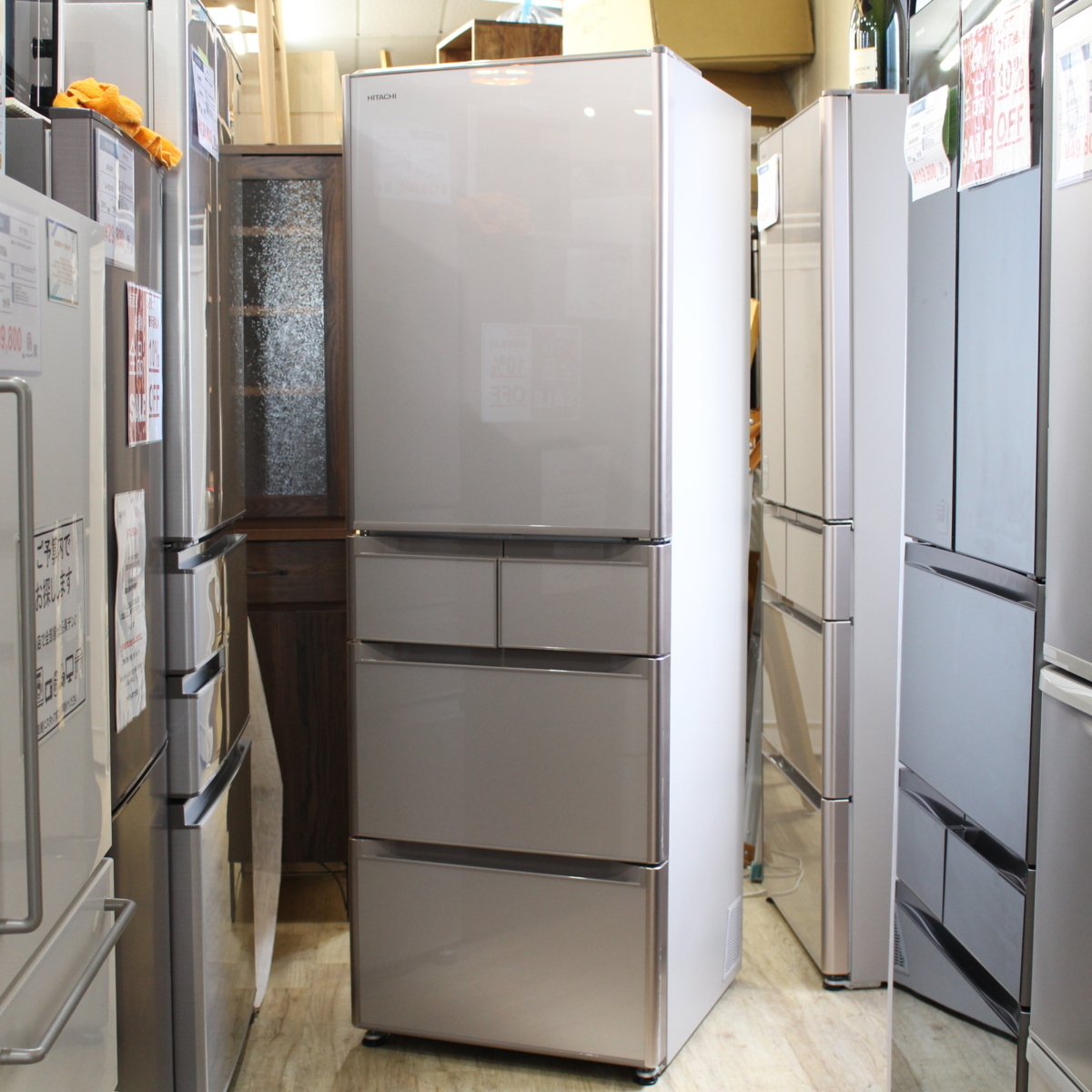 日立 冷蔵庫 401リットル - 京都府の家具