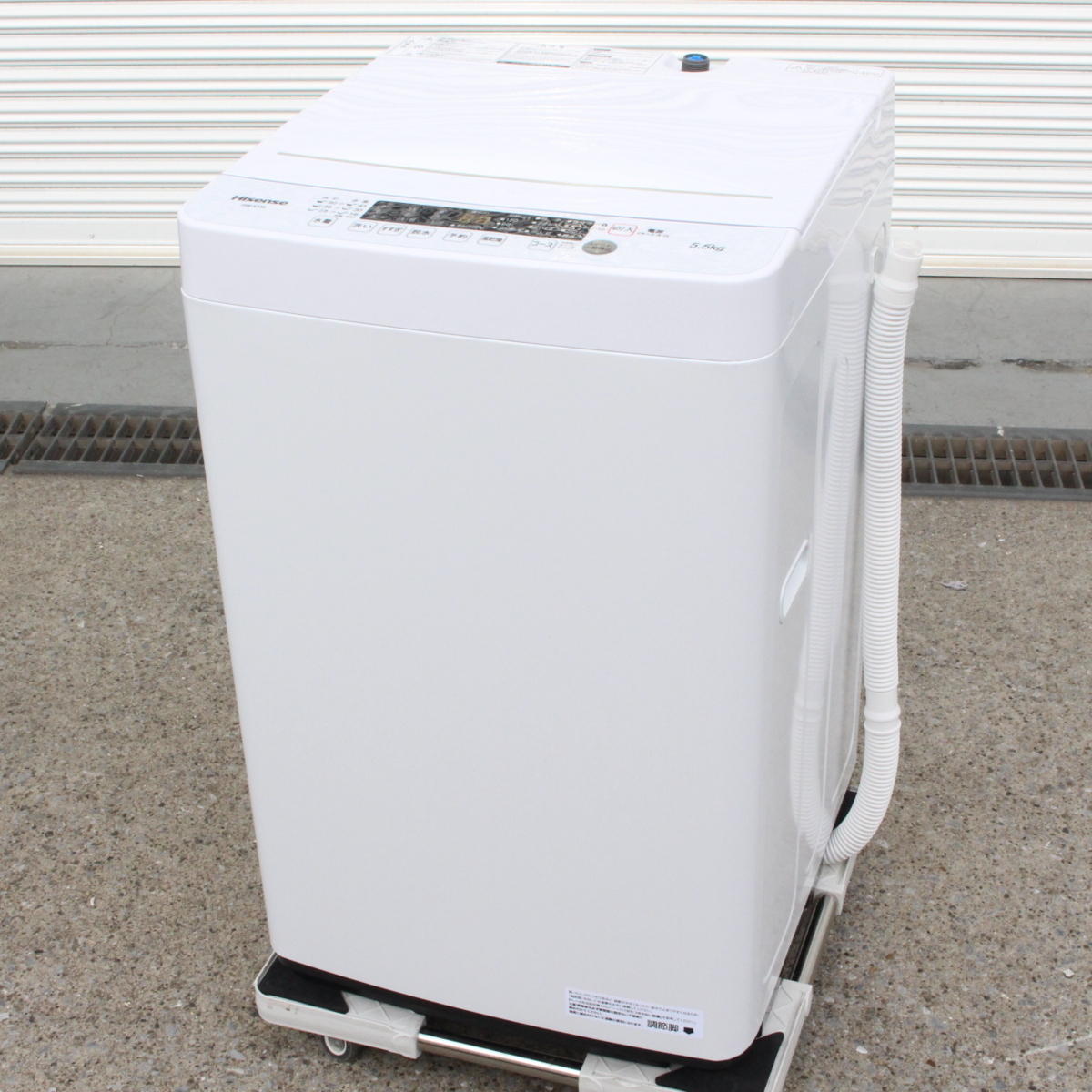 東京都世田谷区にて ハイセンス 全自動洗濯機 HW-K55E 2021年製 を出張買取させて頂きました。