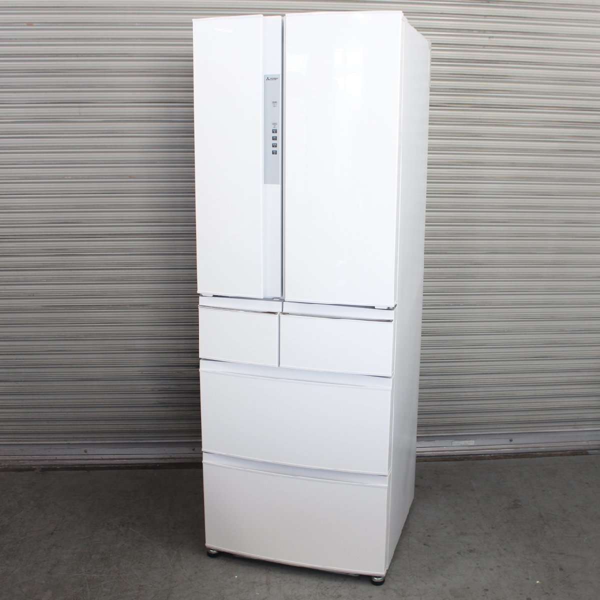 川崎市川崎区にて 三菱  6ドア冷凍冷蔵庫 MR-RX46C-W 2019年製 を出張買取させて頂きました。