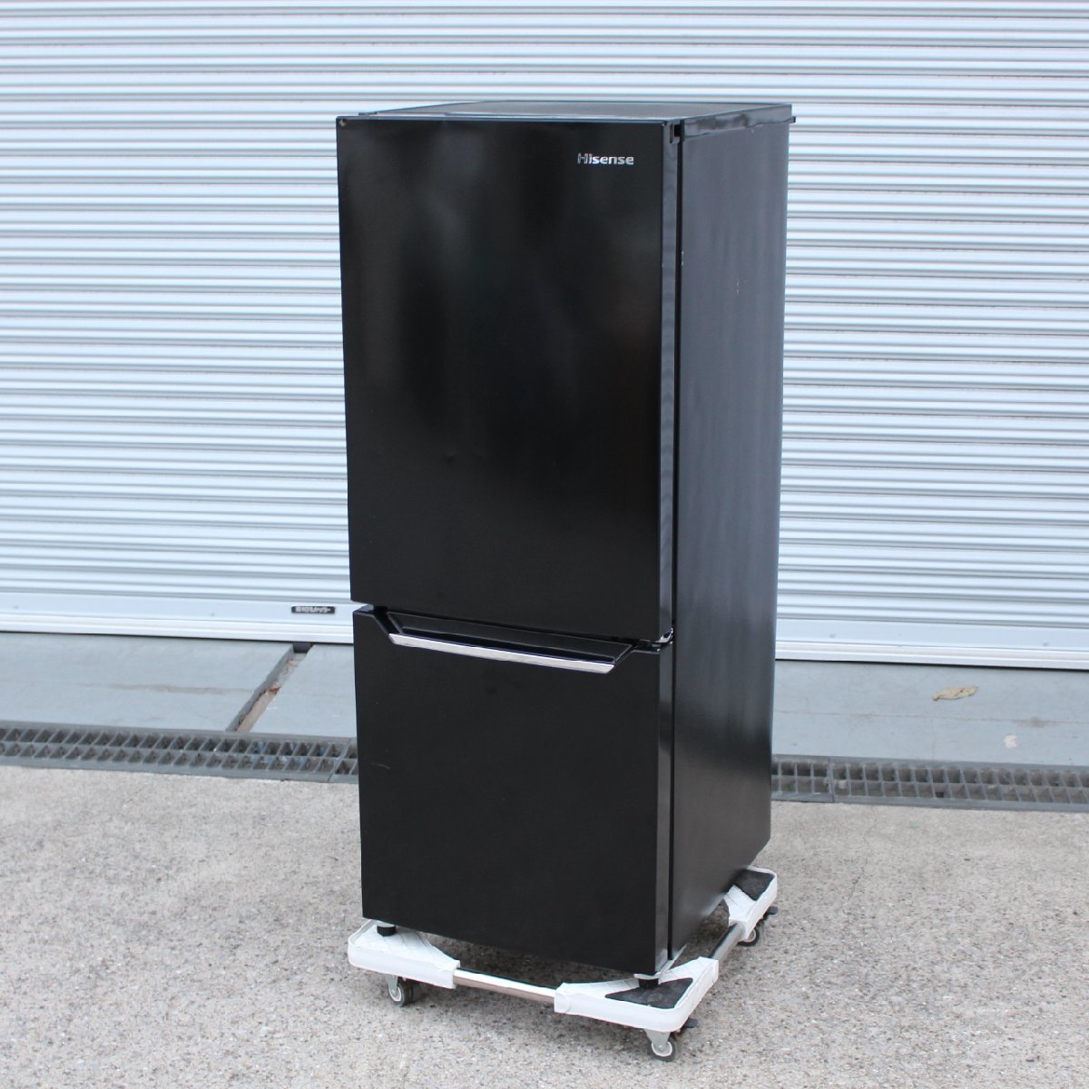冷蔵庫 HR-D15EB 一人暮らし 新生活 Hisense BLACK