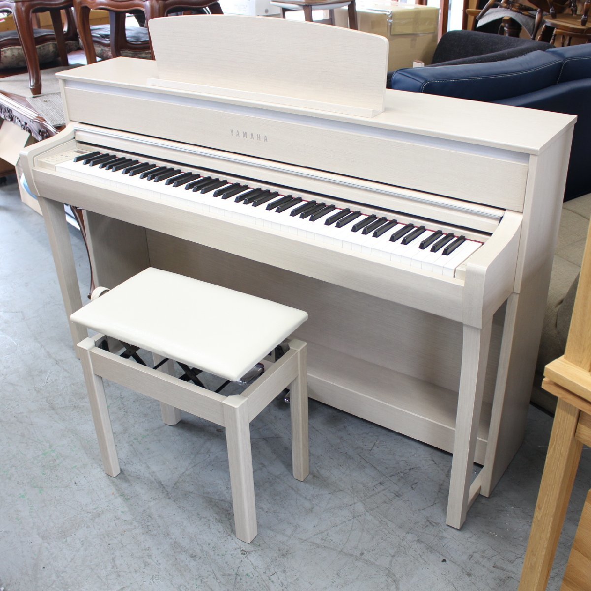 横浜市青葉区にて ヤマハ 電子ピアノ CLP-675WA 2017年製 を出張買取させて頂きました。