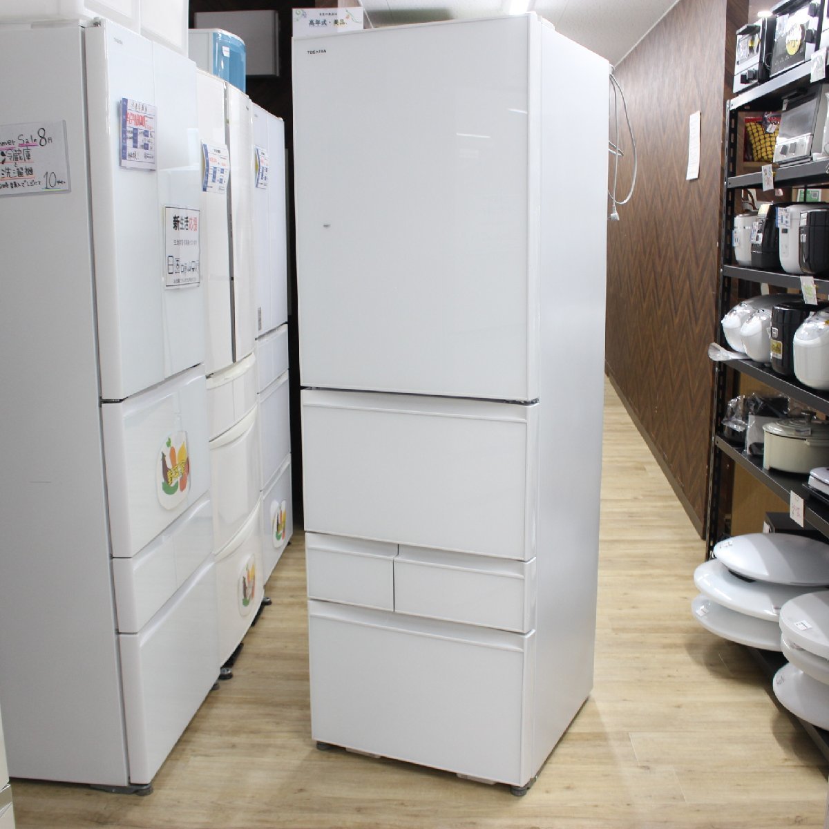 横浜市旭区にて 東芝 冷蔵庫 GR-P41GXV 2019年製 を出張買取させて頂きました。