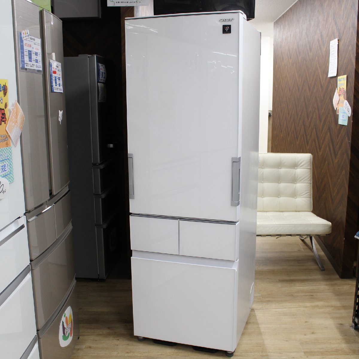 東京都狛江市にて シャープ ノンフロン冷凍冷蔵庫 SJ-GT42E 2019年製 を出張買取させて頂きました。
