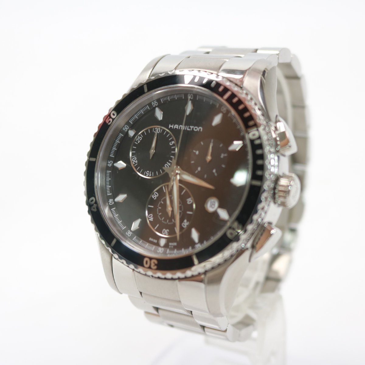 横浜市戸塚区にて ハミルトン 腕時計 ジャズマスターシービュー H375120  を出張買取させて頂きました。
