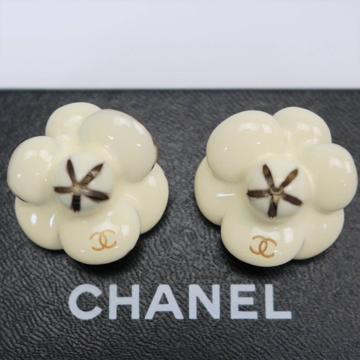 CHANEL シャネル イヤリング ココマーク カメリア 刻印あり