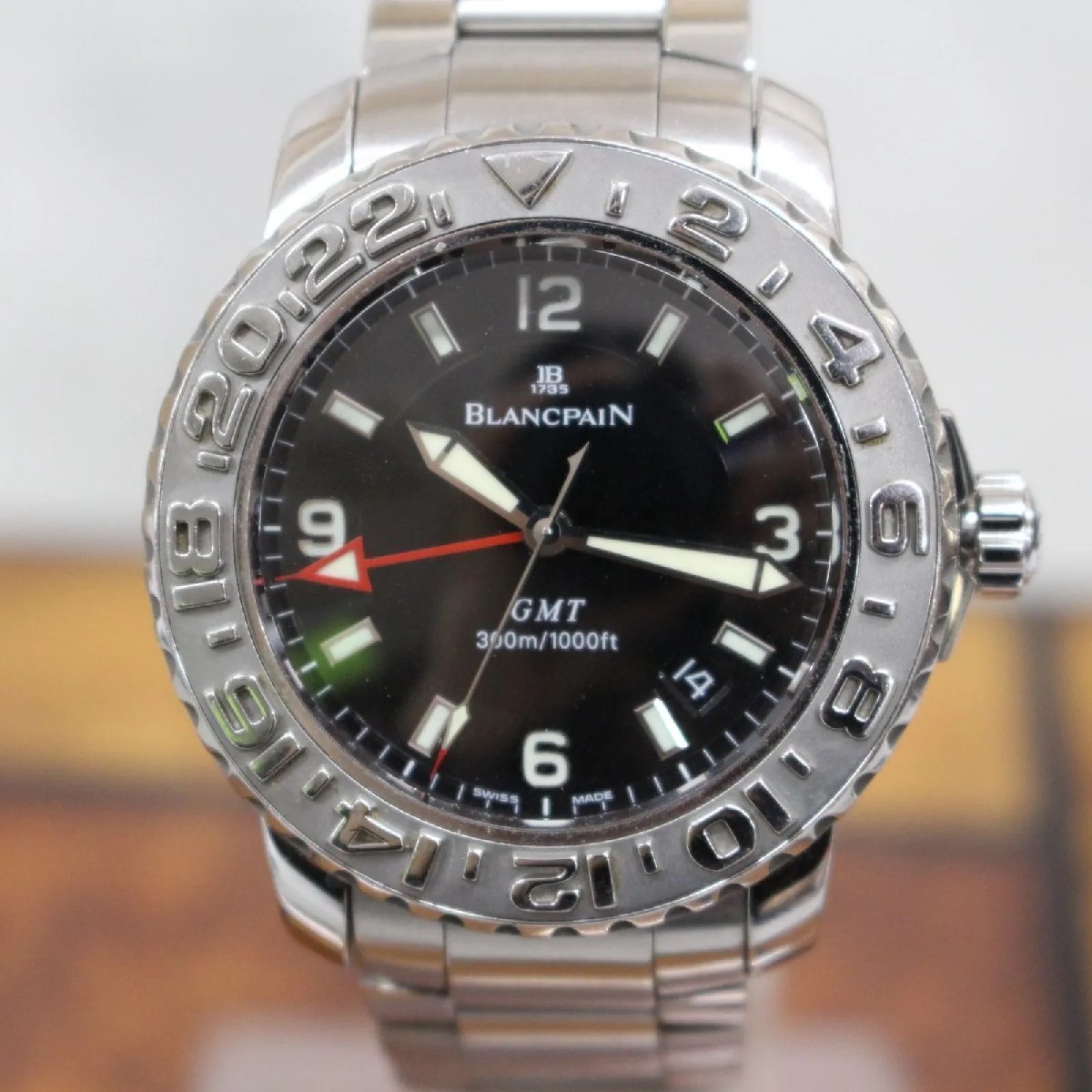 東京都板橋区にて ブランパン 腕時計 トリロジー GMT  を出張買取させて頂きました。