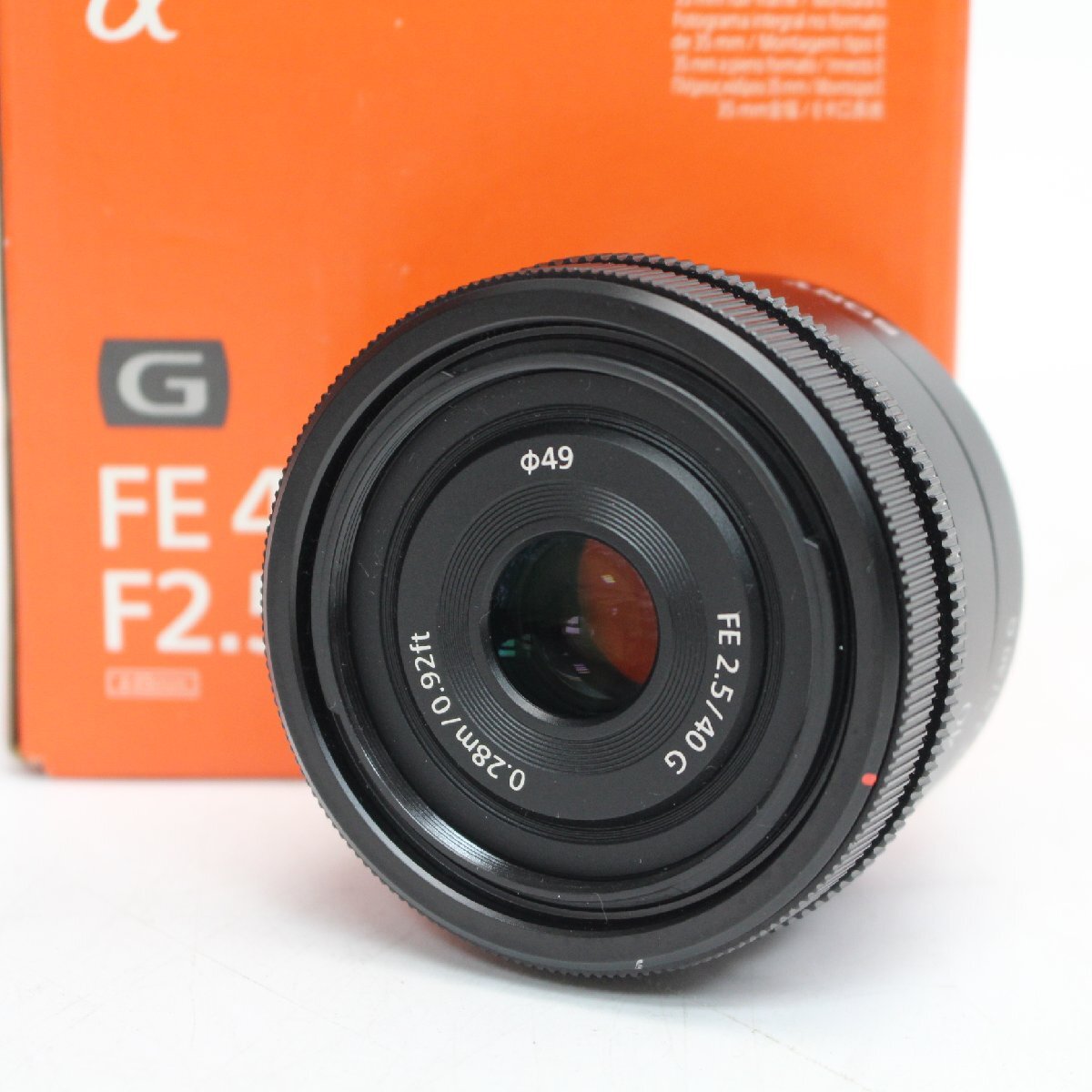 東京都台東区にて ソニー カメラレンズ FE 40mm F2.5 G SEL40F25G  を出張買取させて頂きました。