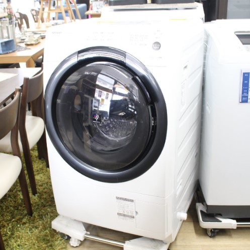 東京都品川区にて SHARP ドラム式洗濯乾燥機 ES-S7F-WL 2021年製 を出張買取させて頂きました。
