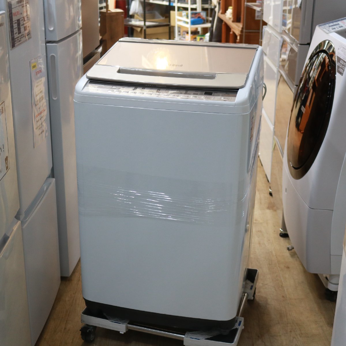 横浜市保土ヶ谷区にて 日立 洗濯機 ビートウォッシュ 8kg BW-V80F 2020年製 を出張買取させて頂きました。