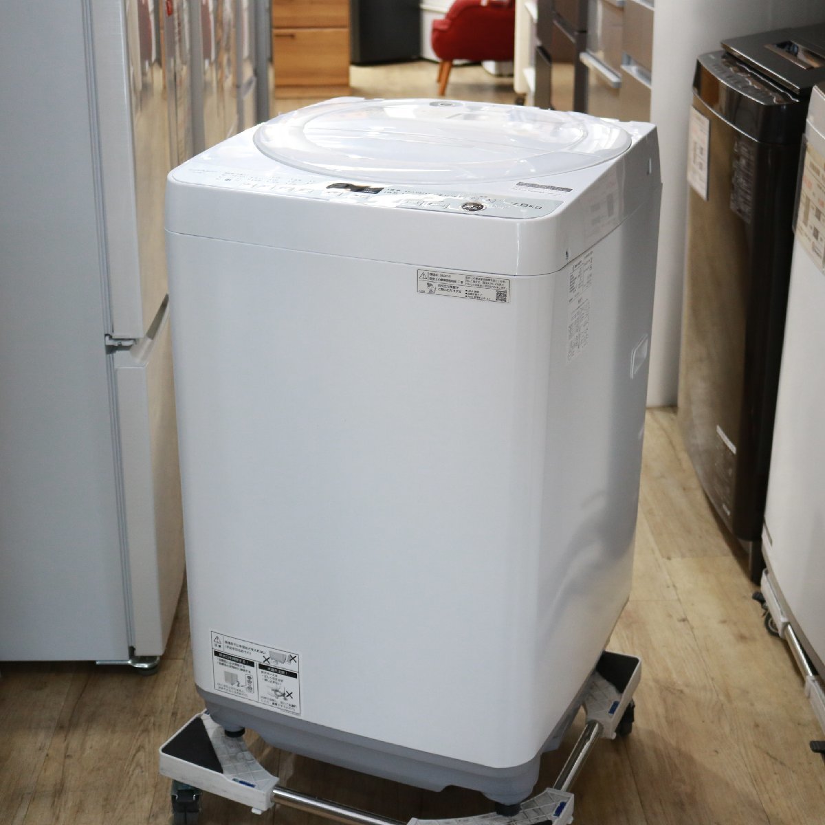 東京都武蔵野市にて シャープ 全自動洗濯機 ES-GE7F 2022年製 を出張買取させて頂きました。