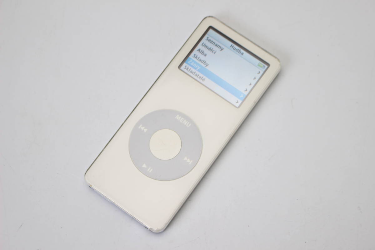 iPod nano 第6世代 ブルー ジャンク品 - ポータブルプレーヤー