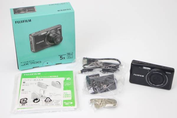 富士 デジタルカメラ 1600万画素 FinePix JX700 ブラック