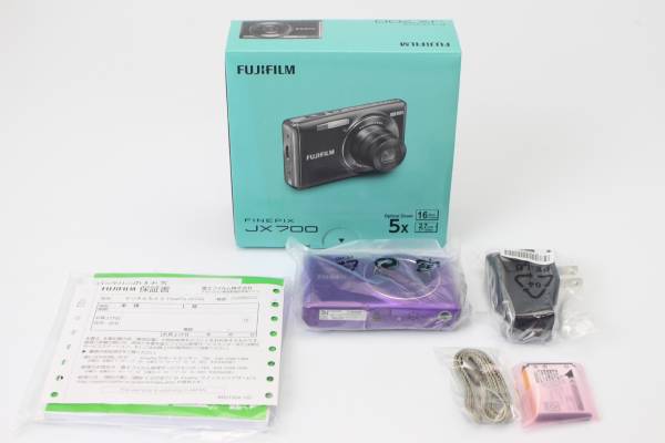 富士 デジタルカメラ 1600万画素 FinePix JX700 パープル